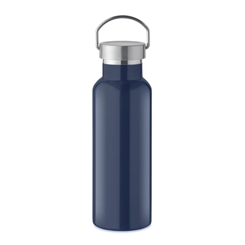 FLORENCE Duplafalú palack 500 ml, francia tengerészkék