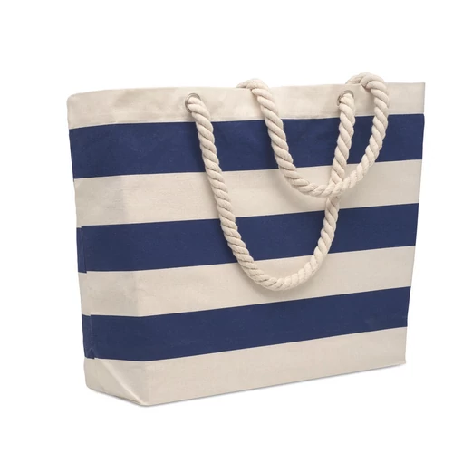 HEAVEN STRIPE Pamut strandtáska 220 g/m², kék