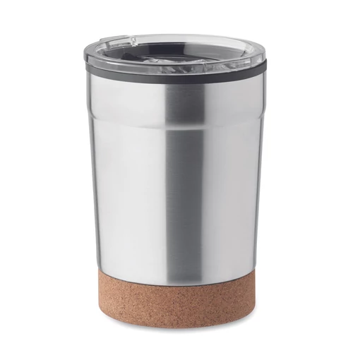 NOMU Duplafalú pohár 300 ml, matt ezüst