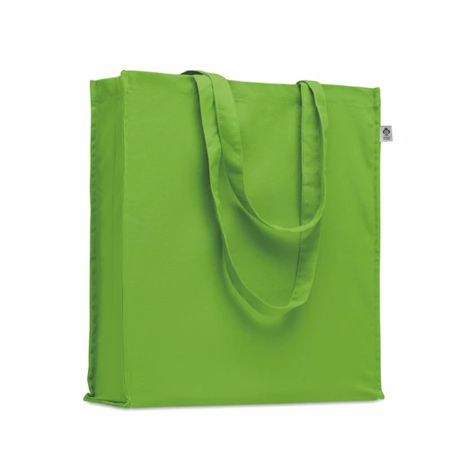 BENTE COLOUR Biopamut bevásárlótáska 220 g, lime