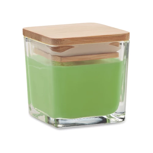 PILA Négyzet alakú illatgyertya 50g, lime
