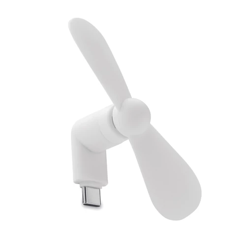 PHAN Hordozható USB ventilátor, fehér