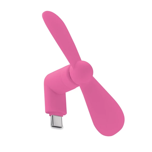 PHAN Hordozható USB ventilátor, fukszia