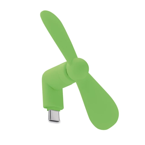 PHAN Hordozható USB ventilátor, lime