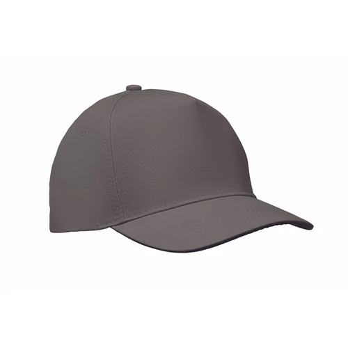 SUNNY 5 panel baseball sapka 180 gr, kőszürke