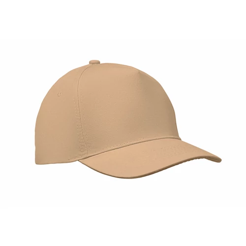 SUNNY 5 panel baseball sapka 180 gr, elefántcsont