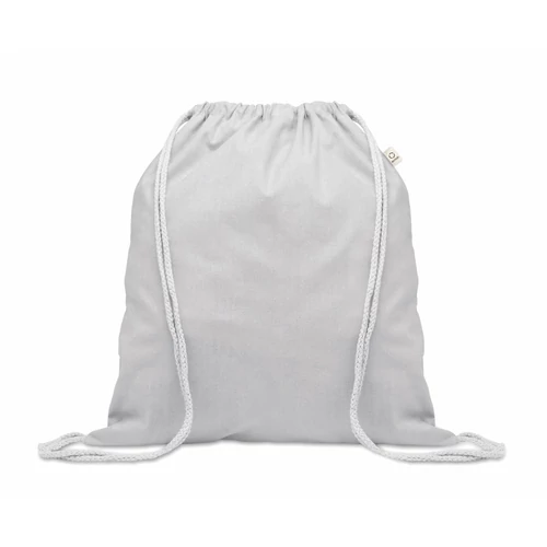 CABETRI COLOUR Újrah. 140g húzózsinóros táska, fehér