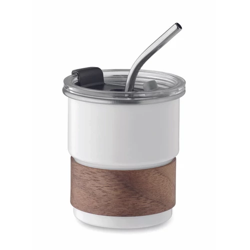MATE Szimplafalú pohár 260 ml, fehér