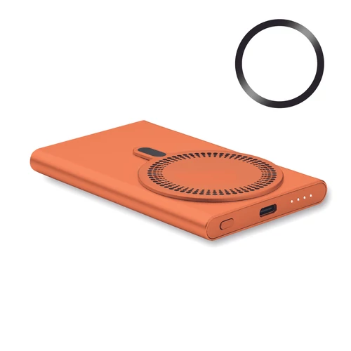 PAWTT Vezeték nélkül töltő powerbank, narancssárga
