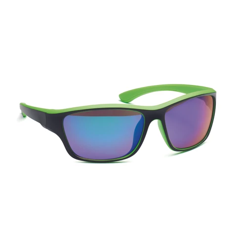 YUMA Tükrös sport napszemüveg UV400, lime