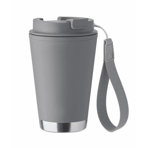 TOPIZ Duplafalú pohár 300 ml, kőszürke