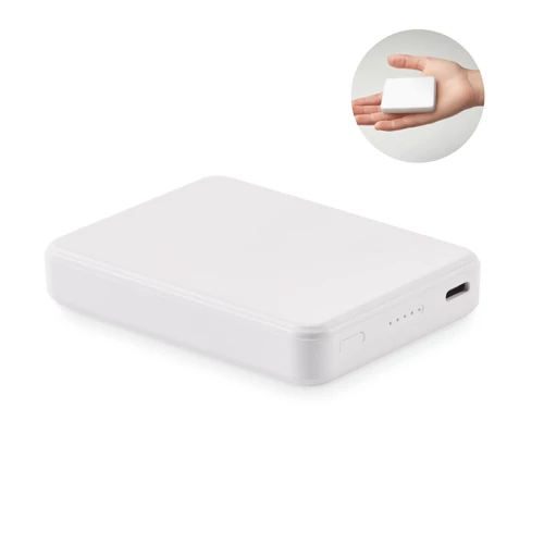 KLEINPOW 5000 mAh powerbank akkumulátor, fehér