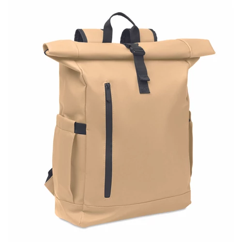 BANGKOK ROLL Rolltop laptop hátizsák 600D, khaki