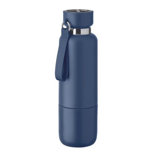 NOEKA Duplafalú palack 500 ml, francia tengerészkék