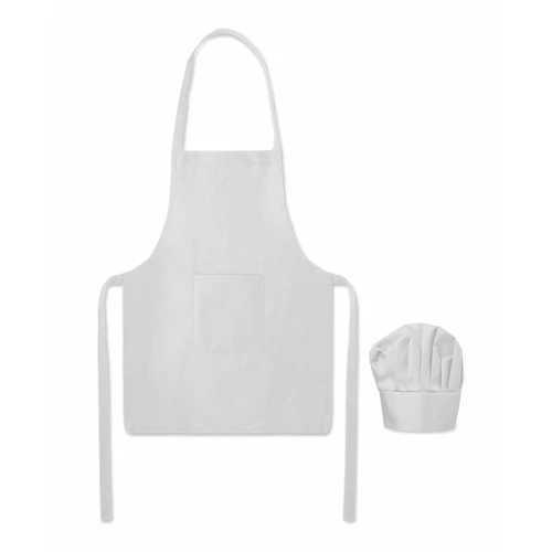 KID CHEF Gyermek szakács készlet, fehér