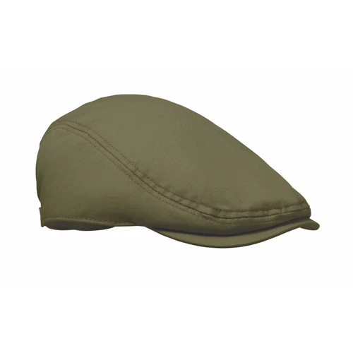 FLAT PEAK Gatsby lapos sapka 235 g/m², katona zöld