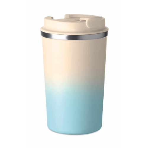 BRACE GRADIENT Duplafalú pohár 350 ml, babakék