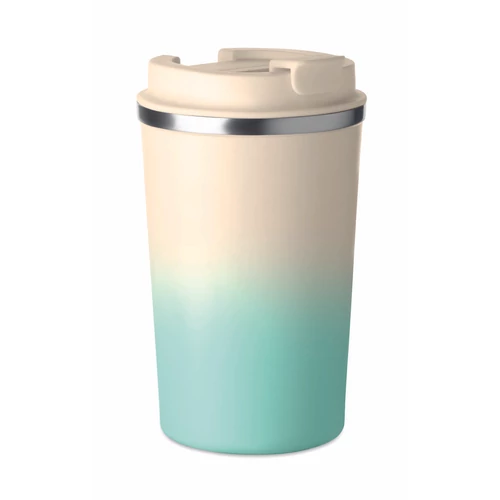 BRACE GRADIENT Duplafalú pohár 350 ml, mentazöld