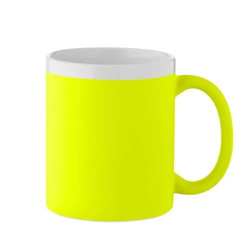MUGIVA Kerámia bögre 300 ml, neonsárga