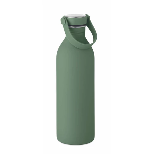 SVALUR Szimplafalú palack 500 ml, sötétzöld