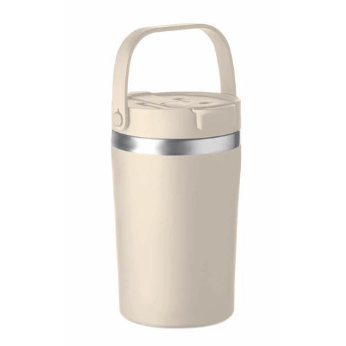 COZYCUP Duplafalú pohár 350 ml, bézs