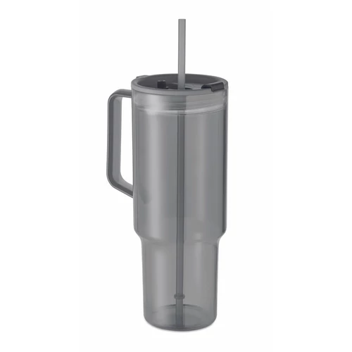 MUGORA RPET pohár 1200 ml, áttetsző szürke