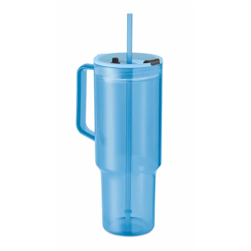 MUGORA RPET pohár 1200 ml, áttetsző világoskék