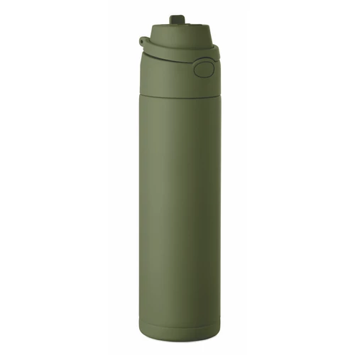 TOIEN ONE Szimplafalú palack 650 ml, sötétzöld