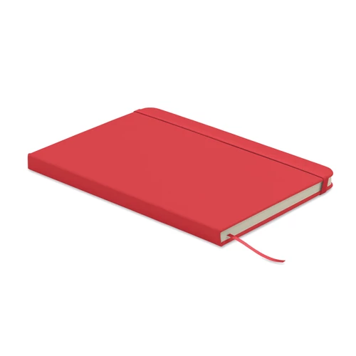 ARCOLOOP A5 újrahasznosított PU notesz, piros