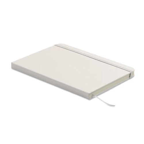 ARCOLOOP A5 újrahasznosított PU notesz, fehér