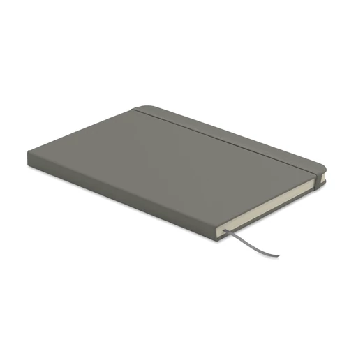 ARCOLOOP A5 újrahasznosított PU notesz, kőszürke