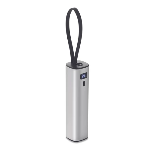 POWERTUBE Powerbank 5000 mAh PD 20W, matt ezüst