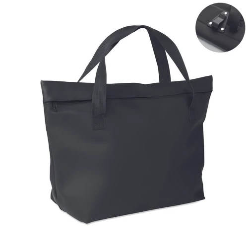 RIDE TOTE BAG PU biciklis bevásárlótáska 10l, fekete