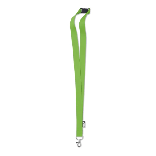 LANY RPET RPET nyakpánt, 20 mm széles, lime