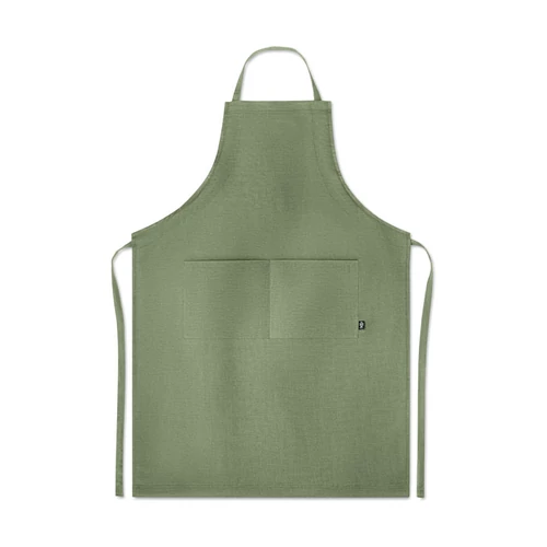 NAIMA APRON Kenderszövet állítható kötény, zöld