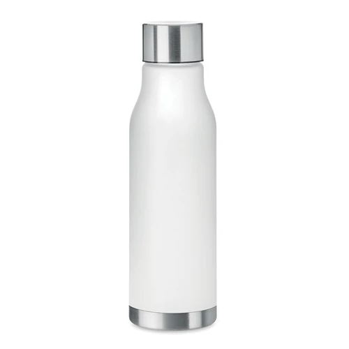 GLACIER RPET RPET palack, 600 ml, áttetsző fehér