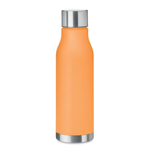 GLACIER RPET RPET palack, 600 ml, áttetsző narancssárga