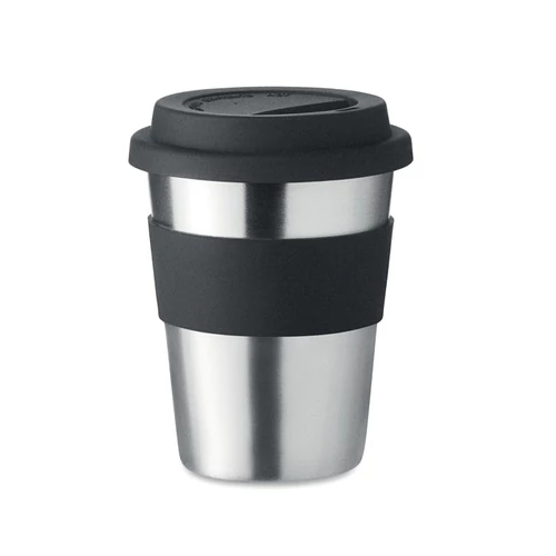 IRMUG Rozsdamentes acél pohár 350ml, fekete