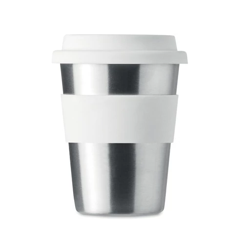 IRMUG Rozsdamentes acél pohár 350ml, fehér