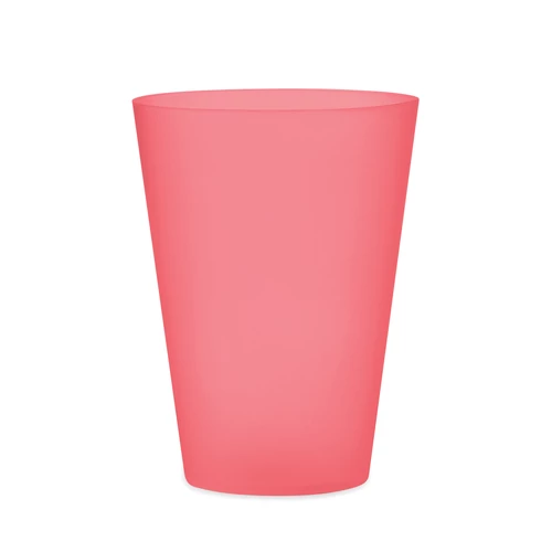 FESTA Többsz haszn rend.pohár 300 ml, áttetsző piros