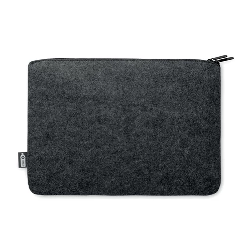 TOPLO RPET filc cipzáras laptoptáska, kőszürke