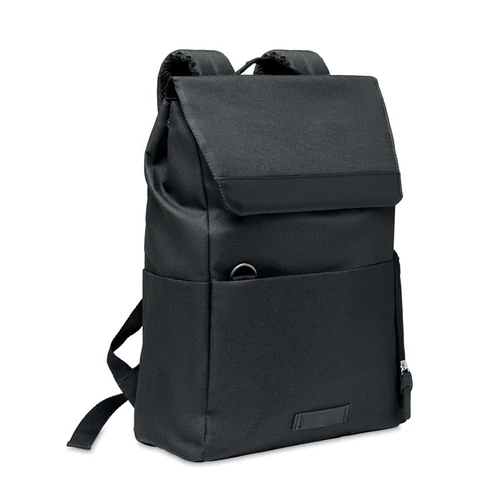 DAEGU LAP 600D RPET laptop hátizsák, fekete