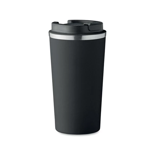 Duplafalú pohár 510 ml, fekete