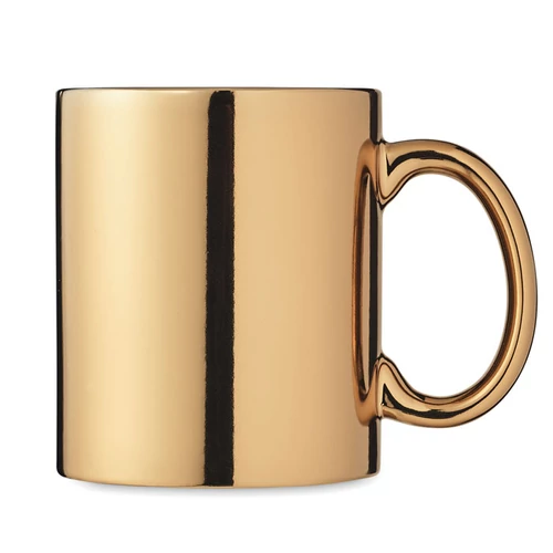 HOLLY Kerámia bögre metál 300 ml, arany