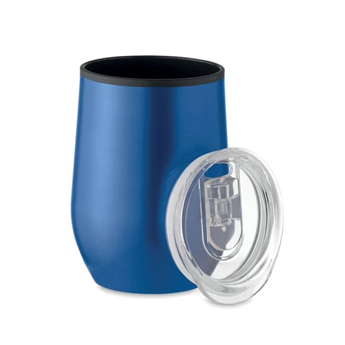CHIN CHAN Duplafalú úti pohár 350 ml, kék