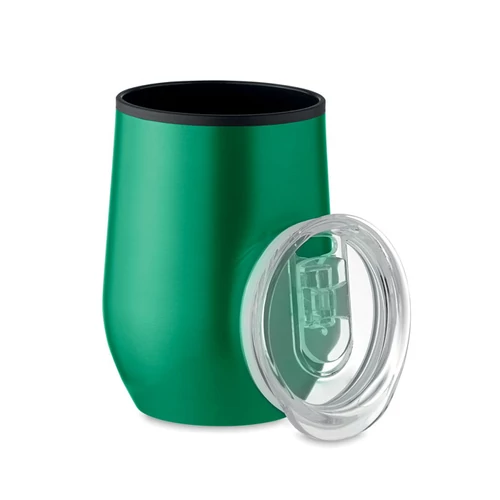 CHIN CHAN Duplafalú úti pohár 350 ml, zöld