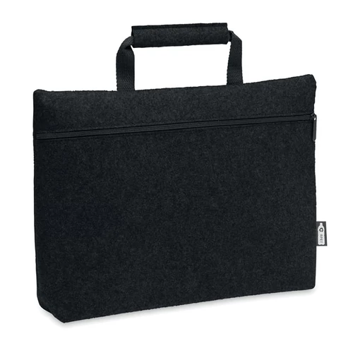 TAPLA RPET filc laptop táska, fekete