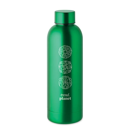 Duplafalú palack 500ml, zöld