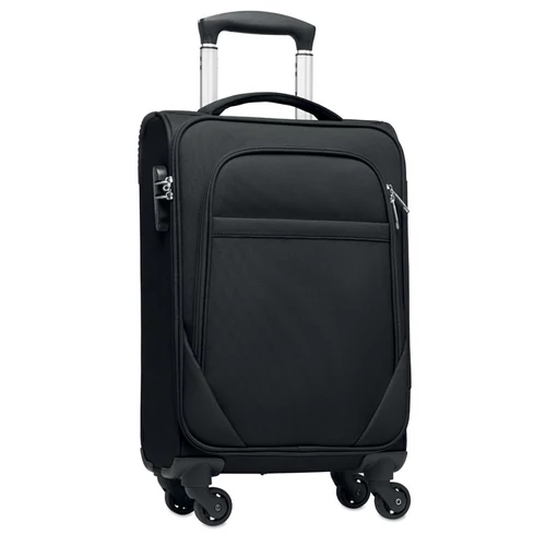 VOYAGE 600D RPET gurulós bőrönd, fekete
