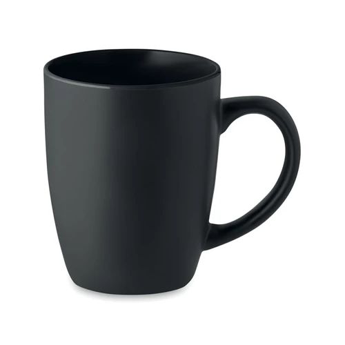 LIM Kétszínű kerámia bögre 290 ml, fekete